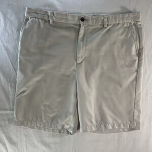 Amazon Essential Men’s‎ Khaki Shorts Classic Waist 42”.